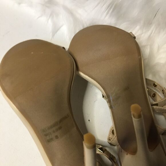 Wild Diva lounge open toe ankle strap heels size 8 - Picture 4 of 4